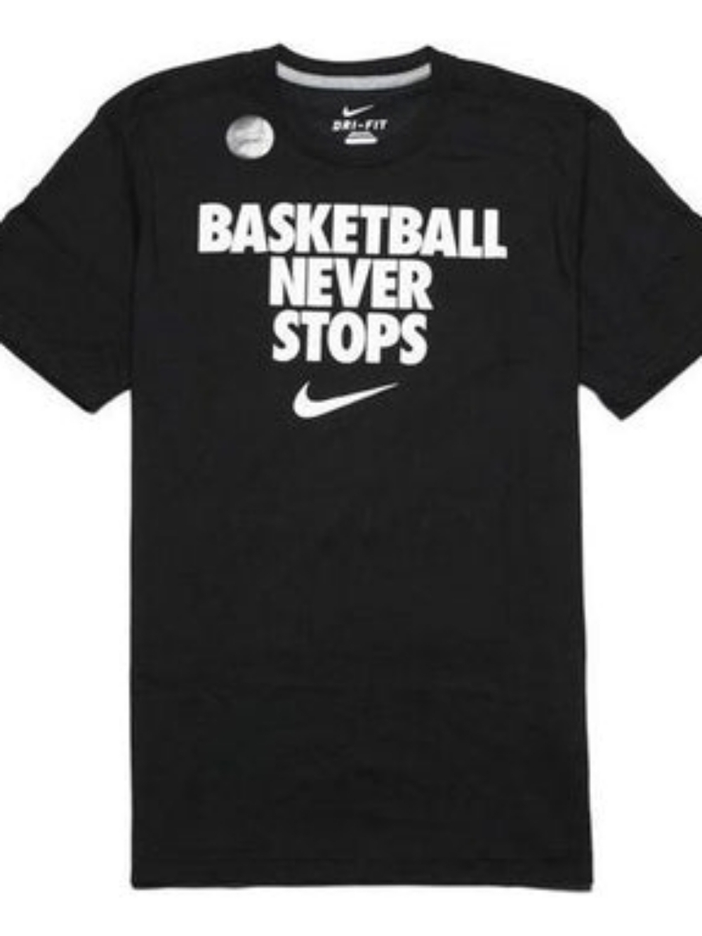 Nike Basketball never stops tshirt